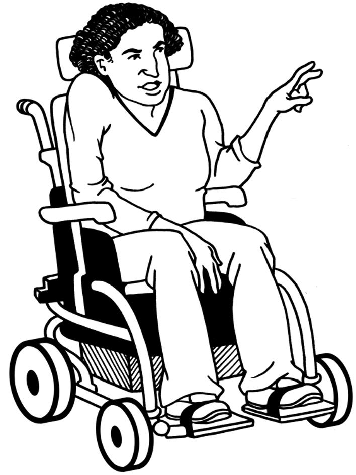 women in wheelchair